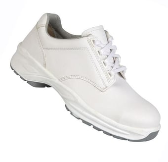 picture of White Microfibre Lace S2 Shoe PU Outsole - BR-9951