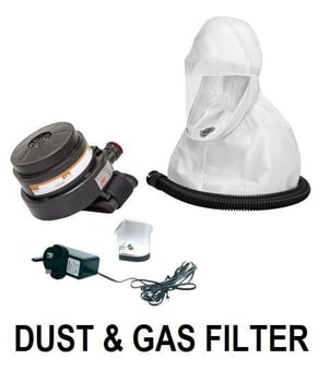 picture of JSP - GV-X Jetstream DUST + GAS/VAPOUR Switch & Go - Powered Air A2P Filter - [JS-CCA620-211-100] - (SB)