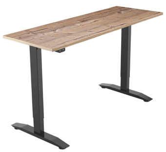 Picture of Yo-Yo DESK PRO 1 Black Frame with Timber Desk Top - YYO-YD-PRO-1-B/1000600TIM