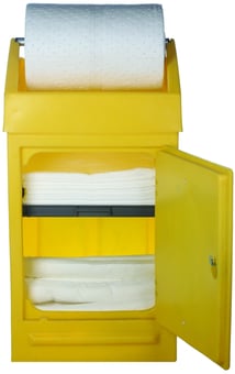 picture of Ecospill Oil Only Poly Spill Station with Absorbents - [EC-H1460611]