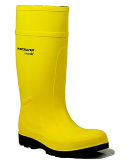 picture of Dunlop Purofort Professional Full Yellow Safety Wellington S5 SRC CI CR - FS-11839-13630 - (LP)