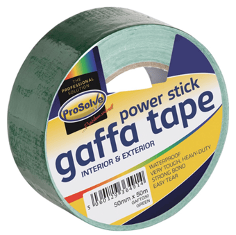 picture of ProSolve Gaffa Tape Green - 50mm x 50m - [PV-GAFTG50]