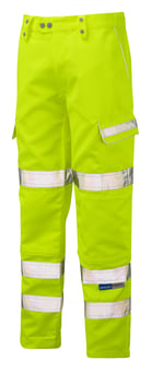 Picture of Pulsar Yellow Hi-Vis Combat Trouser - Tall Leg 33 "- PR-P346-TL