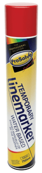 picture of ProSolve Temporary Line Marker Paint Aerosol 750ml Red - [PV-PVTR7A]