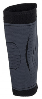 picture of 1ST AID - Deluxe Lower Leg Sport Support Black With Grey Trim - Choice of Sizes - PI-753008