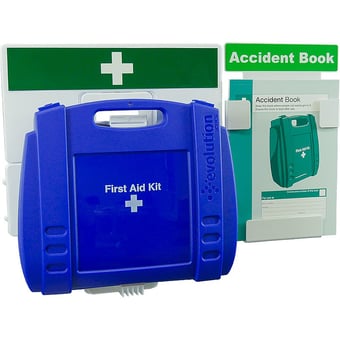 picture of Catering First Aid & Accident Reporting Point - Blue Case - Large - [SA-K308PBLG]