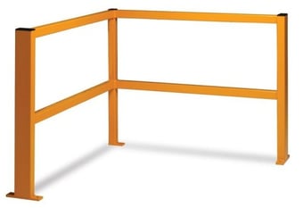 Picture of QMP Fully Welded Barrier - Corner Barrier - Open - 1000L x 900H mm - [QM-RBCU1090OYXX]