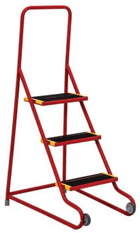 picture of Slingsby Mobile Tilt and Push Steps - 3 Treads - Red - [SLB-434938] - (LP)