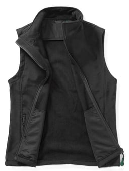 picture of Result Core Men's Printable Softshell Bodywarmer with Recycled Fleece Inner - Black/Black - BT-R232M-BLKBLK