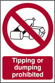 Picture of Spectrum Tipping Or Dumping Prohibited - PVC 200 x 300mm - SCXO-CI-0650