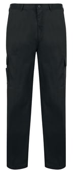 Picture of Absolute Apparel Workwear Twill Cargo Trousers - Black - Short Leg - AP-AA75-S
