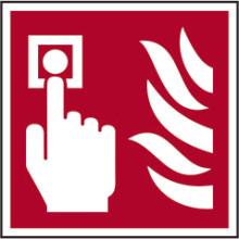 Picture of Spectrum Fire Alarm Call Point Symbol - RPVC 100 x 100mm - SCXO-CI-11691