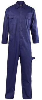 picture of Supertouch Basic Polycotton Coverall - Navy Blue - [ST-51901]