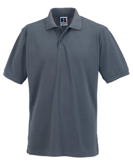 picture of Russell Hardwearing Unisex Polo Shirt - Convoy Grey - BT-599M-CONGREY