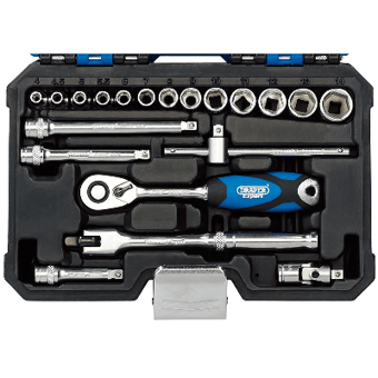 picture of Draper - 1/4" Square Drive Metric Socket Set - 20 Pieces - [DO-16442]