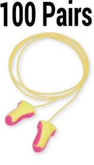 Picture of Howard Leight Laser Lite Disposable Foam Corded Ear Plug - SNR 35 - Box of 100 Pairs - [HW-3301106]