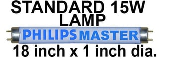 picture of Philips BL368 15 Watts Standard UV Lamp For Fly Killers - [BP-LS15MX-P]