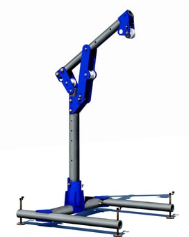 picture of Tractel Davitrac Davit c/w Portable H Base Self-Stabilizing Adaptor - [TRC-286819-210098] - (LP)