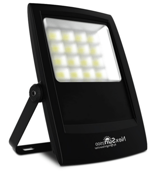 picture of NexSun 2500 Slimline Solar Powered Flood Light - 2500 Lumens - [NS-NEXSUN-2500]