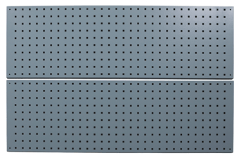 picture of BiGDUG Garage Perforated Tool Hook Panel - 760h x 1200w mm - Dark Grey - [BDU-GLTP121]