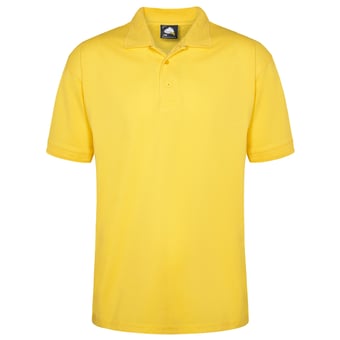 Picture of Eagle Premium Polycotton Men's Yellow Poloshirt - 220gm - ON-1150-10-YEL