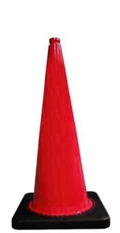picture of Flexible Red PVC 50cm Road 2kg Cone - Virtually Unbreakable - [EH-RS50020CR] - (HP) - (DISC-W)