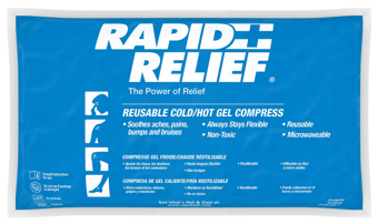 picture of Rapid Relief Reusable Hot/Cold Gel Compress With Contour Gel 5" x 9" - [BE-RA12259]