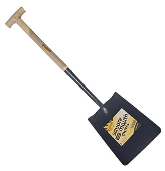 picture of ProSolve Square Mouth Shovel - Wooden T Handle - [PV-PVSHOVELWS]