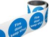 picture of Fire Labels on a Roll