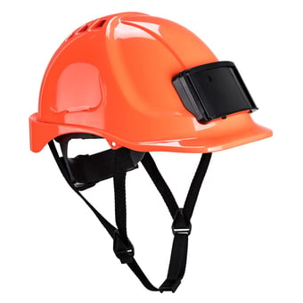 Picture of Portwest - PB55 - Endurance Badge Holder Helmet - Orange - [PW-PB55ORR]