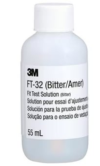 Picture of 3M Respirator - FIT TEST SOLUTION BITTER/AMER - Single Bottle - 55mL Bottle - [3M-FT-32]