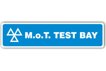 picture of MOT Sign - Test Bay Sign - 600 x 146mm - [PSO-MTB7575]