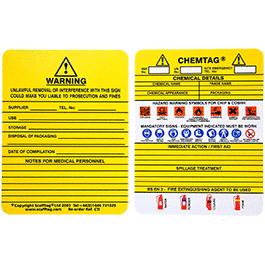 Picture of Scafftag Chemtag Standard Inserts - To Operate With The Scafftag Inserts - Single - [SC-CTI]