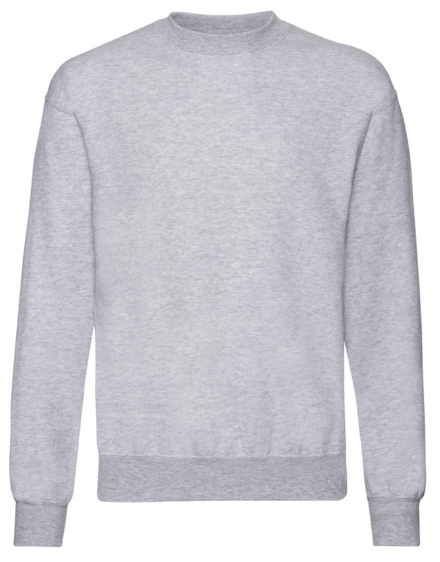 picture of Fruit Of The Loom Adult Set-in Sleeve Sweatshirt - Heather Grey - BT-62202-HG