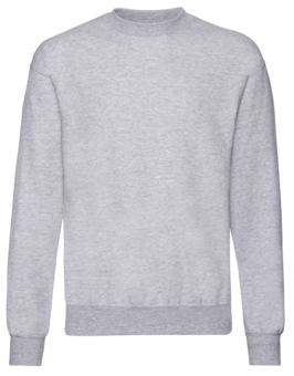 Picture of Fruit Of The Loom Adult Set-in Sleeve Sweatshirt - Heather Grey - BT-62202-HG