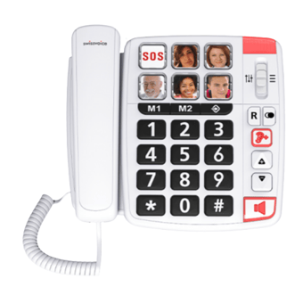 picture of Swissvoice Xtra 1110 Corded Phone White - [PDL-ATL1418644]