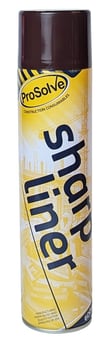 picture of ProSolve Sharpliner Paint Aerosol - 600ml - Brown - [PV-PVSHBRO6A]