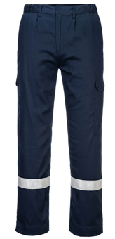 picture of Portwest FR412 FR Lightweight Anti-Static Trousers Navy - PW-FR412NAR