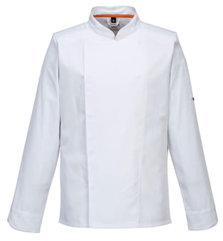 Picture of Portwest Chefswear - MeshAir Pro Long Sleeved Jacket - White - PW-C838WHR