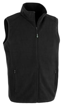 picture of Result Recycled Unisex Fleece Polythermic Bodywarmer - BT-R904X-BLK