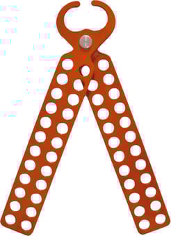 picture of Spectrum Economy Lockout Hasp - 25mm (24 hole) - SCXO-CI-LOK134