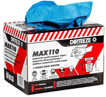 picture of Dirteeze MAX110 Heavy Duty Industrial Wiper - [EC-MAX110B160]
