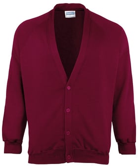 picture of Maddins Kids Coloursure Cardigan - Burgundy - RLW-MD04BBURG