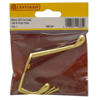 Picture of Centurion Hat and Coat Hook 105mm Zinc Plated - [CI-HE13P]