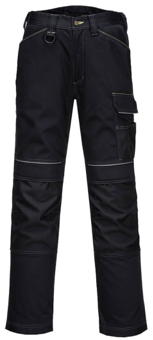 picture of Portwest - PW3 Women's Stretch Work Trouser - Kingsmill Polycotton - Black - PW-PW380BKR