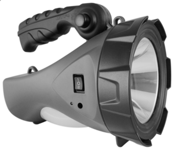picture of Rechargeable Spotlight 2 in 1 - High Power 3W LED - With Adjustable Handle - 3.7V 1200mAh - [UM-66804] - (DISC-X)