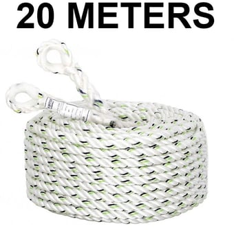 picture of Kratos Anchor Rope for Fall Arrester FA2010000 A or B - 20mtr - [KR-FA2010020]