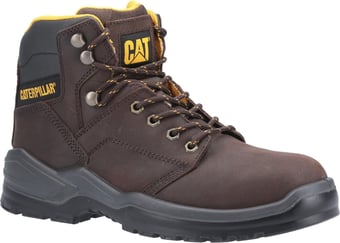 picture of Caterpillar P724859 Striver Lace Up Brown Injected Safety Boot S3 SRC - FS-30702-52447