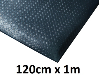picture of Kumfi Diamond Anti-Fatigue Mat Black - 120cm x 1m - [BLD-KD48BL]