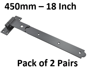 picture of EXB Straight Hook & Band - 450mm (18") - Pack of 2 Pairs - [CI-CH149L]